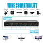 Equip Switch HDMI 2.0 5x1 4K 60Hz Negro 332726