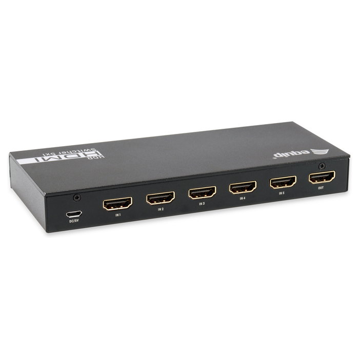 Equip Switch HDMI 2.0 5x1 4K 60Hz Negro 332726