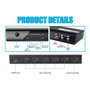 Equip Switch HDMI 2.0 5x1 4K 60Hz Negro 332726