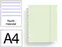 Carchivo Cuaderno Ingeniox Foam A4 80h Rayado Horizontal Verde Pastel