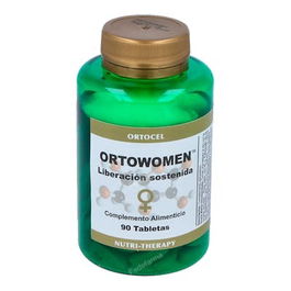 Ortowomen 90 Comp. Complemento Alimenticio para la Mujer con Vitaminas, Minerales, Antioxidantes y Mezcla de Frutas y Verduras de Liberación Sostenida
