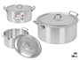 KINVARA Cacerola de Aluminio 38 cm 20 L Plata