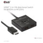 Club 3D CSV-1384 Conmutador HDMI 2 en 1 Bidireccional 8K60Hz/4K120Hz