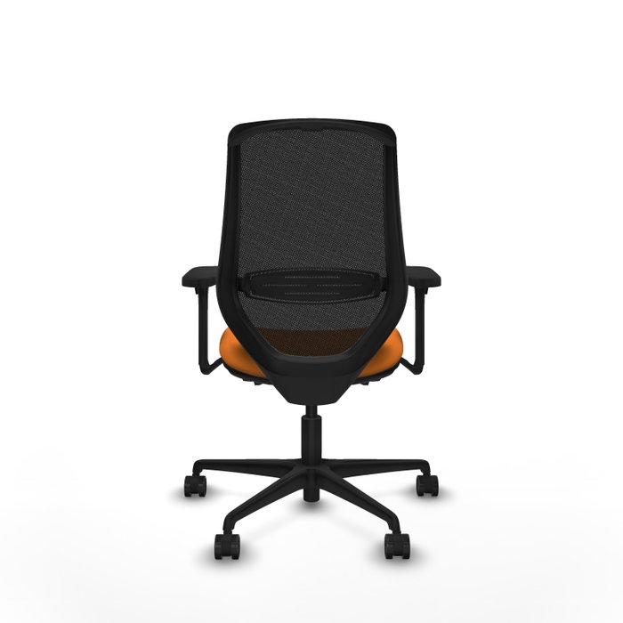 PIQUERAS Y CRESPO Silla de oficina Mardos Naranja y Negro