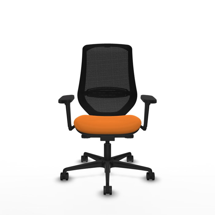 PIQUERAS Y CRESPO Silla de oficina Mardos Naranja y Negro
