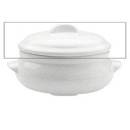 Porvasal - Tapa BOL Sopa Florida - Tapa para Bol de Sopa en Porcelana (Set de 18)