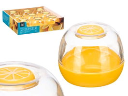 LEKNES Recipiente para mantenimiento de limón Amarillo-Transparente
