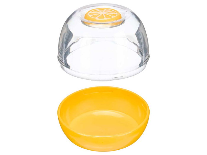 LEKNES Recipiente para mantenimiento de limón Amarillo-Transparente