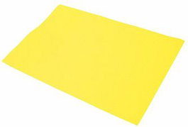 PRYSE Pack de 10 planchas de fieltro amarillo 40x60 cm