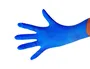 Guantes de Nitrilo Desechable Sensitive Sin Polvo Talla L Grande Color Azul Caja de 100 Unidades