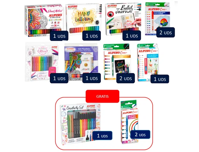 Alpino Lote Color Experience 13 Unidades Surtidas