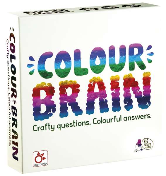 Mercurio Juego Colour Brain. Juego de cartas para elegir respuesta. Contiene 44 cartas de colores, 10 tarjetas, 300 preguntas, 1 lápiz, 1 bloc. 24x24x6 cm Mercurio Juego Colour Brain. Juego de cartas para elegir respuesta. Contiene 44 cartas de colores, 10 tarjetas, 300 preguntas, 1 lápiz, 1 bloc. 24x24x6 cm