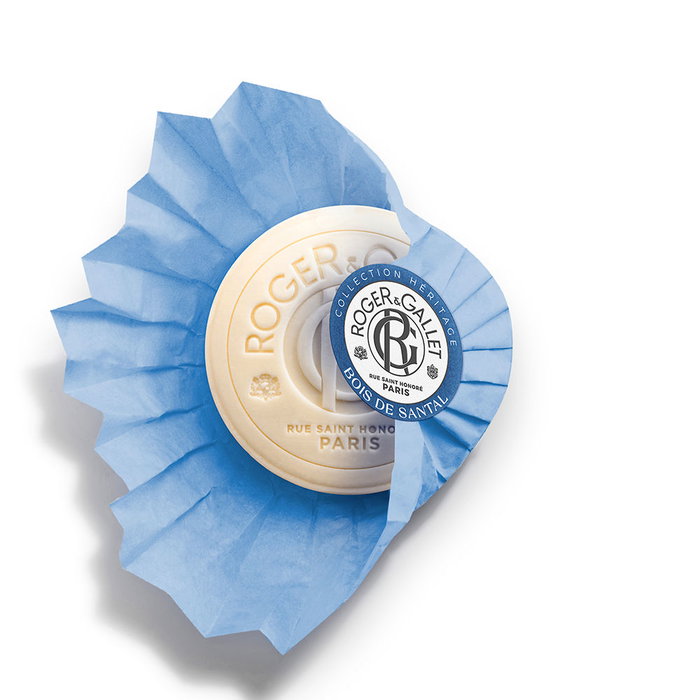 Roger & Gallet - BOIS DE SANTAL - Jabón de Baño Perfumado con Notas de Sándalo, 100g, Pastilla, Ingredientes Naturales Roger & Gallet - BOIS DE SANTAL - Jabón de Baño Perfumado con Notas de Sándalo, 100g, Pastilla, Ingredientes Naturales
