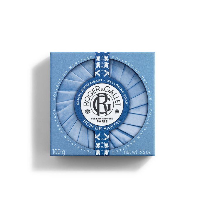 Roger & Gallet - BOIS DE SANTAL - Jabón de Baño Perfumado con Notas de Sándalo, 100g, Pastilla, Ingredientes Naturales Roger & Gallet - BOIS DE SANTAL - Jabón de Baño Perfumado con Notas de Sándalo, 100g, Pastilla, Ingredientes Naturales