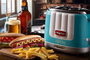 Ariete 206/01 Máquina para Hot Dog Party Time, Automática, Caliente, Capacidad 2 Bollos, Color Azul