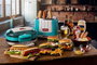 Ariete 206/01 Máquina para Hot Dog Party Time, Automática, Caliente, Capacidad 2 Bollos, Color Azul