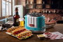 Ariete 206/01 Máquina para Hot Dog Party Time, Automática, Caliente, Capacidad 2 Bollos, Color Azul