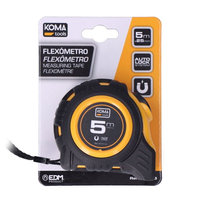 Koma Tools Flexómetro Magnet 5 m x 25 mm