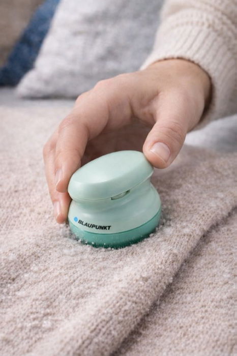 Blaupunkt Quitapelusas Recargable - Lint Roller Recargable y Reutilizable para Ropa, Tapicería y Mascotas