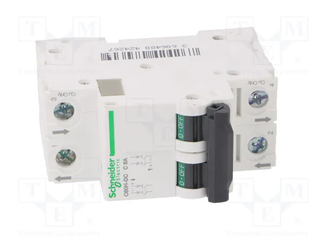 SCHNEIDER ELECTRIC Interruptor magnetotérmico ACTI9 MCB C60H-DC 2 polos 5A Caract C SCHNEIDER ELECTRIC Interruptor magnetotérmico ACTI9 MCB C60H-DC 2 polos 5A Caract C