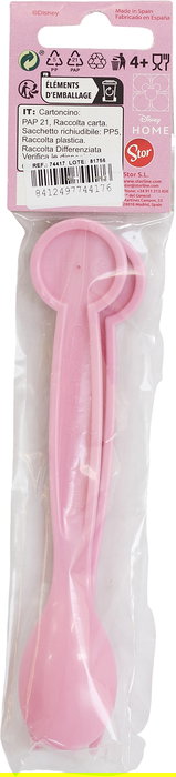 Juego de Cubiertos Minnie Mouse CZ11401 Rosa Plástico 2 Piezas