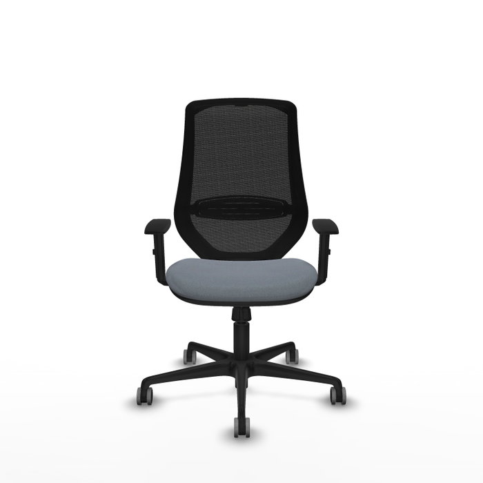 PIQUERAS Y CRESPO Silla de oficina Mardos con mecanismo Sincro, Gris y Negro PIQUERAS Y CRESPO Silla de oficina Mardos con mecanismo Sincro, Gris y Negro