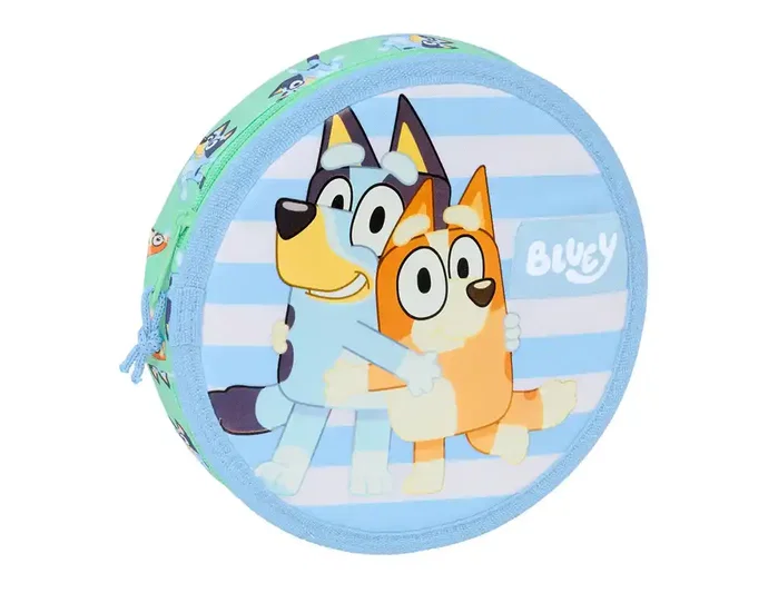 Safta Plumier Redondo Bluey Sisters 18 Piezas