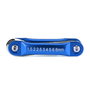 Workpro Juego de 8 llaves allen plegables métricas, azul