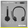Microsoft Auriculares Incase Modern USB-C Diadema para Oficina, Conexión Alámbrica Plug and Play, Micrófono Boom con Cancelación de Ruido, Negro