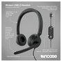 Microsoft Auriculares Incase Modern USB-C Diadema para Oficina, Conexión Alámbrica Plug and Play, Micrófono Boom con Cancelación de Ruido, Negro