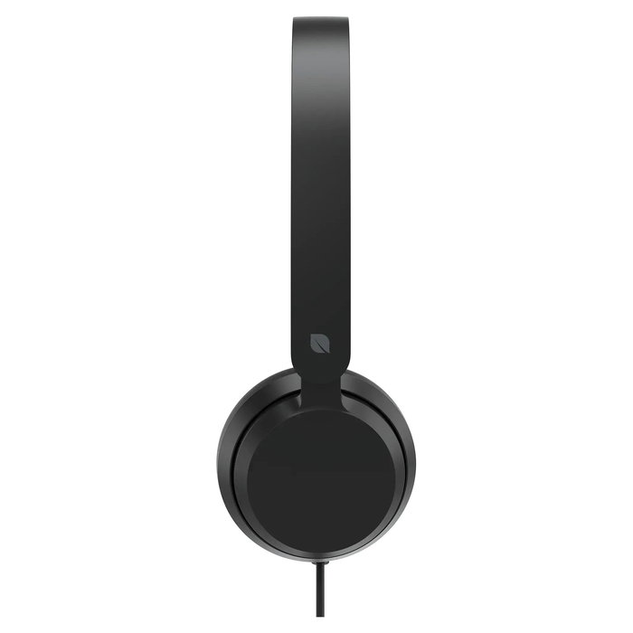 Microsoft Auriculares Incase Modern USB-C Diadema para Oficina, Conexión Alámbrica Plug and Play, Micrófono Boom con Cancelación de Ruido, Negro