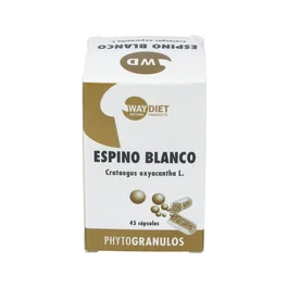 WAYDIET NATURAL PRODUCTS Espino Blanco Phytogranulos 45 Cápsulas Ayuda Cardiovascular