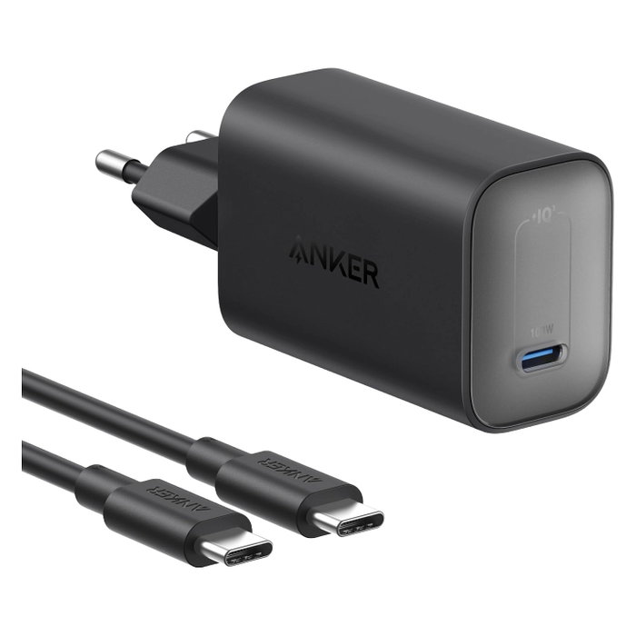 Anker Nano Charger 100W con cable USB-C negro B2679G11 Anker Nano Charger 100W con cable USB-C negro B2679G11