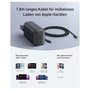 Anker Cargador 100W GaN B2679G11 con Cable USB-C 1.8m Negro