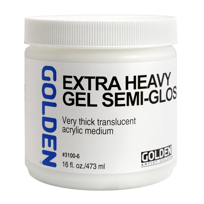 Golden Extra Heavy Gel Semi-Gloss 473 ml Golden Extra Heavy Gel Semi-Gloss 473 ml