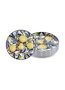 Hermia ODL0002 Platos de Postre de Cerámica Amarillos (6 Piezas) 19x19x2cm