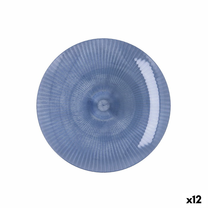 Quid Plato Poliestireno Sunset Azul 19 cm (12 Unidades)