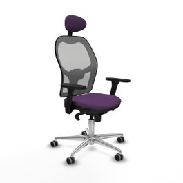 PIQUERAS Y CRESPO Silla de oficina Jorquera Morada y Gris