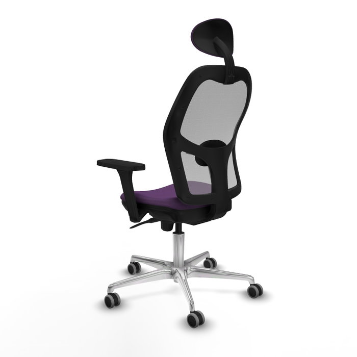 PIQUERAS Y CRESPO Silla de oficina Jorquera Morada y Gris PIQUERAS Y CRESPO Silla de oficina Jorquera Morada y Gris