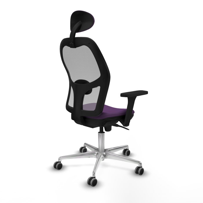 PIQUERAS Y CRESPO Silla de oficina Jorquera Morada y Gris PIQUERAS Y CRESPO Silla de oficina Jorquera Morada y Gris