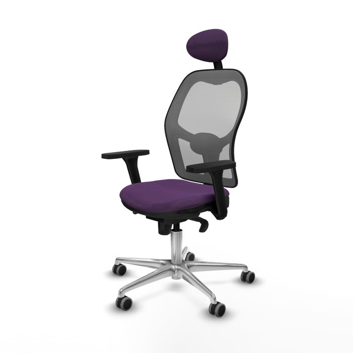 PIQUERAS Y CRESPO Silla de oficina Jorquera Morada y Gris PIQUERAS Y CRESPO Silla de oficina Jorquera Morada y Gris