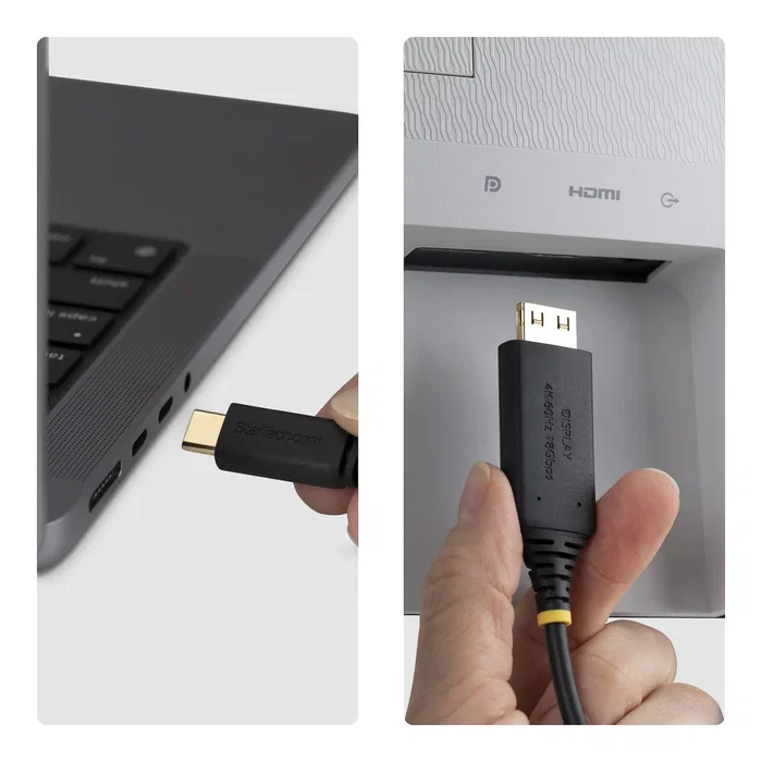 StarTech.com Cable Adaptador USB-C a HDMI 4K 60Hz 2m StarTech.com Cable Adaptador USB-C a HDMI 4K 60Hz 2m