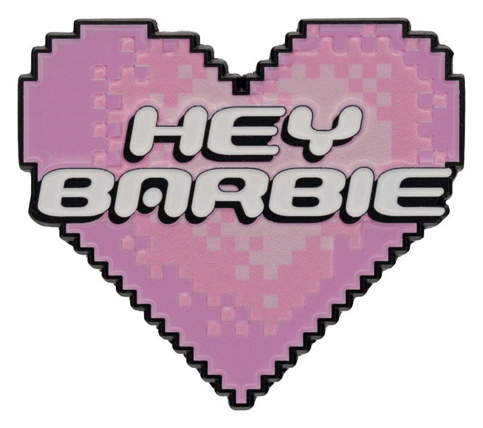 FaNaTtik Barbie Llavero & Chapa Set