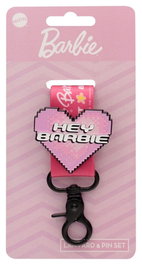 FaNaTtik Barbie Llavero & Chapa Set