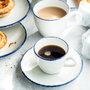Steelite Dapple-Blue Taza 9 cl de Vitro Porcelana (Set de 12)