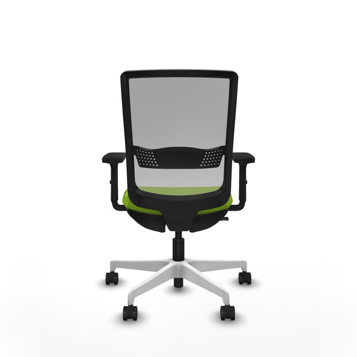PIQUERAS Y CRESPO Silla de oficina Haches con mecanismo Sincro/Traslack Pistacho y Gris