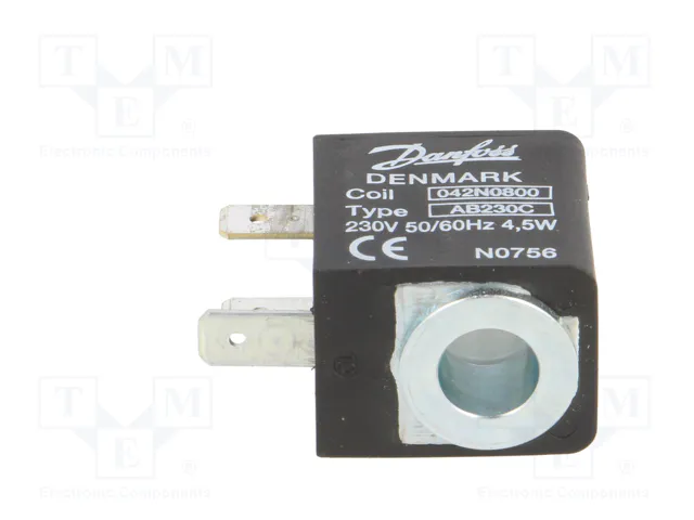 DANFOSS Bobina de electroválvula 230VAC 4,5W 9mm DANFOSS Bobina de electroválvula 230VAC 4,5W 9mm