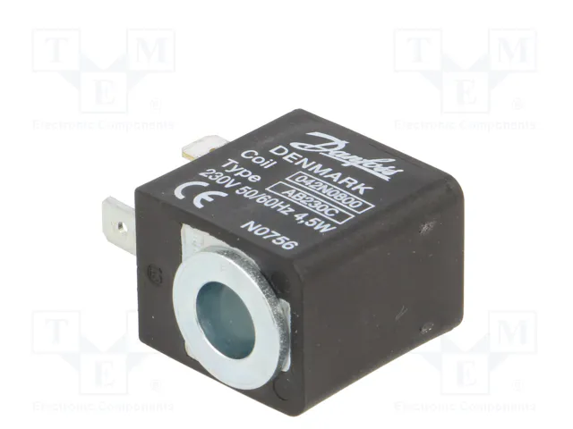 DANFOSS Bobina de electroválvula 230VAC 4,5W 9mm DANFOSS Bobina de electroválvula 230VAC 4,5W 9mm