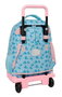 Safta Mochila Grande C/Ruedas Compact Extraible Stitch Ohana 33x45x22cm