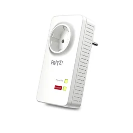 AVM Adaptador Powerline FRITZ! 1220E, 1200 Mbps, 2 Puertos Gigabit Ethernet, HomePlug AV2, Blanco